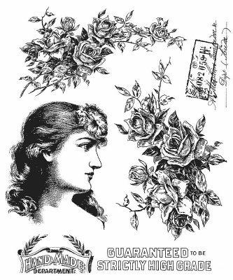 Tim Holz Stampers Anonymous - Lady Rose