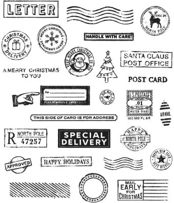 Tim Holz Stampers Anonymous - Holiday Postmarks