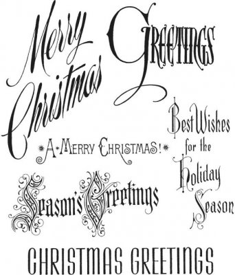 Tim Holtz Stampers Anonymous - Christmastime