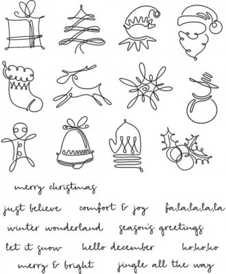 Tim Holtz Stampers Anonymous - December Doodles