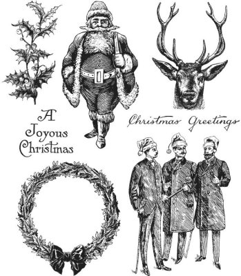 Tim Holtz Stampers Anonymous - Yuletide