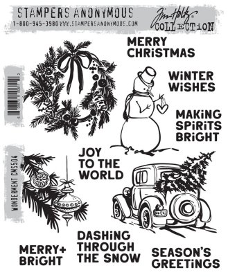 Tim Holtz Stampers Anonymous Cling Stamps - Wonderment
