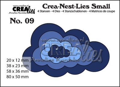 Crea-Nest-Lies Small Dies no. 9 - Clouds