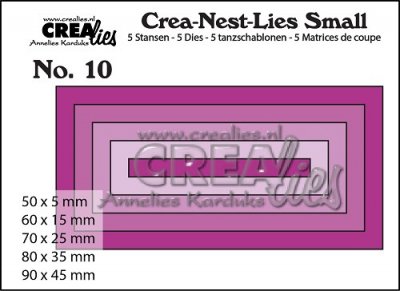 Crea-Nest-Lies Small Dies no. 10 - Rectangles