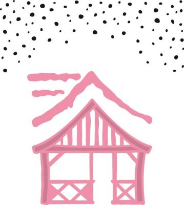 Marianne Design Collectables - Christmas Village Chalet