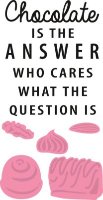 Marianne Design Collectables - Chocolate is the answer