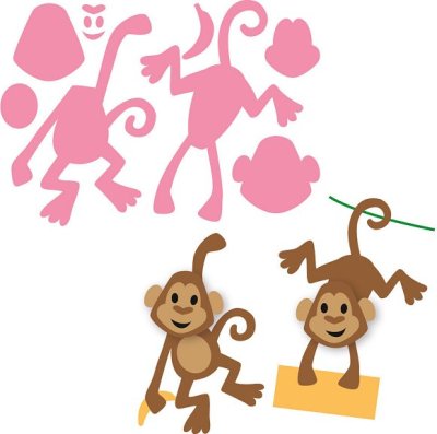 Marianne Design Collectables - Elines Monkey