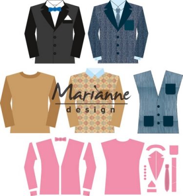Marianne Design Collectables - Men's Wardrobe