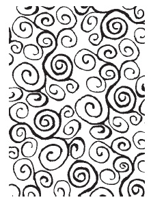 Tim Holtz Stampers Anonymous - Swirls Cling Mounted Die