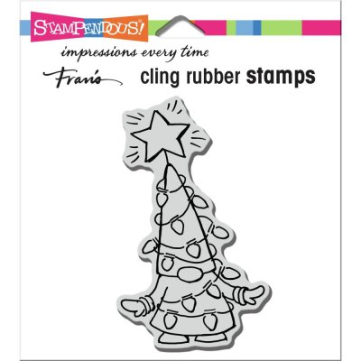 Stampendous Cling Stamp - Gnome Lights