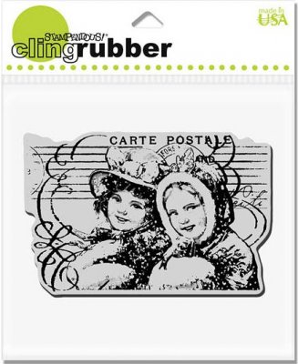 Stampendous Cling Stamp - Postcard Pair