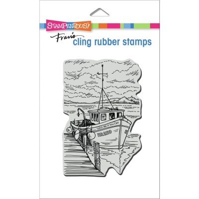 Stampendous Cling Stamps - Boat Docking