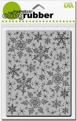 Stampendous Cling Stamp - Snowfall