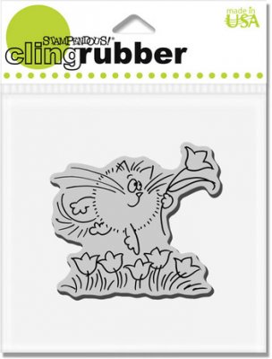 Stampendous Cling Stamp - Tiptoe Fluffles