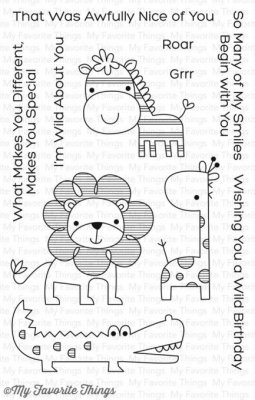 My Favorite Things Clear Stamp Set - Wild About You