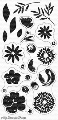 My Favorite Things - Brushstroke Blooms Clear Stamps