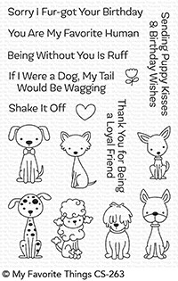 My Favorite Things - Puppy Kisses Clear Stamps