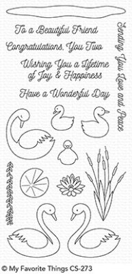My Favorite Things - Splendid Swans Clear Stamps