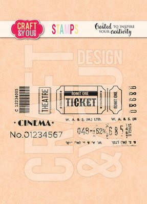 Craft & You Design Stamps Set - Ticket #2