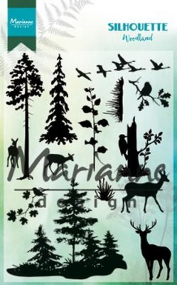 Marianne Design Clear Stamps - Silhouette Woodland