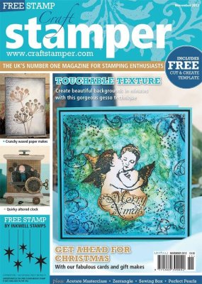 Craft Stamper Magazine - November 2012 (includes free stamp!)