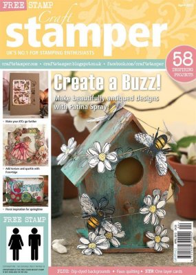 Craft Stamper Magazine - April 2013 (includes free stamp!)