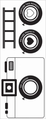 Kaisercraft Texture Clear Stamps - Camera