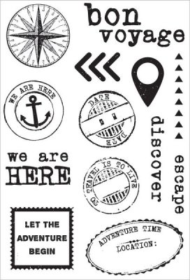 Kaisercraft Clear Stamp Set - Wanderlust