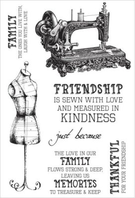 Kaisercraft Clear Stamp Set - Mademoiselle (7 stamps)