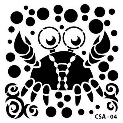 Cadence 15x15cm Mask Stencil - Crab