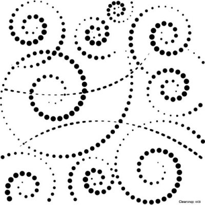 ColorBox Mask Art Screens - 6”x6” Swirldot