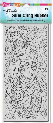 Stampendous Cling Stamp - Slim Mermaid