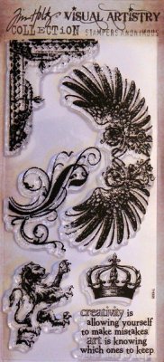 Tim Holz Stampers Anonymous - Regal Flourish (clearstamps)