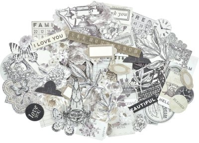 Kaisercraft Cardstock Die-Cuts - Pen & Ink