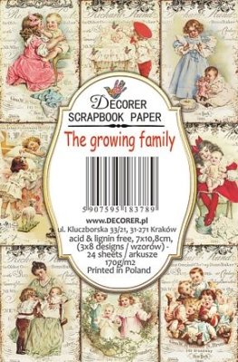Decorer The Growing Family Paper Pack (7x10.8cm)