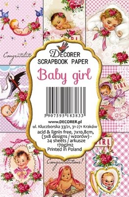 Decorer Baby Girl Paper Pack (7x10.8cm)