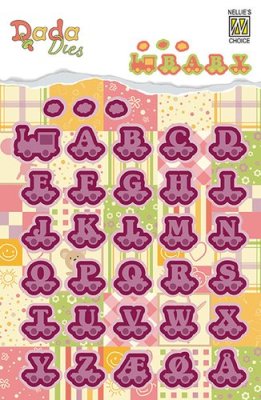Nellies Choice DADA Baby Die - Alphabet Train Letters