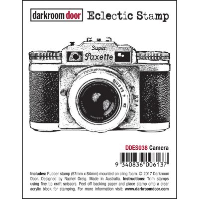 Darkroom Door Cling Stamps - Camera
