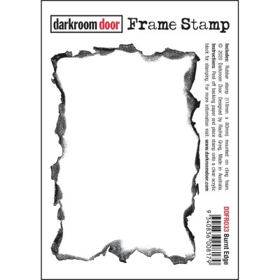 Darkroom Door Frame Cling Stamp - Burnt Edge