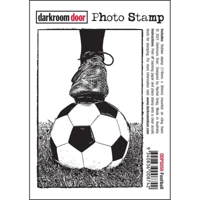 Darkroom Door Photo Cling Stamp - Football