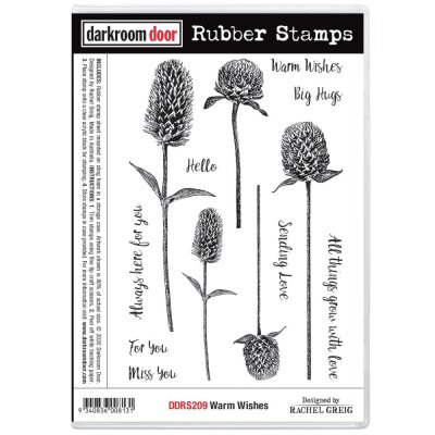 Darkroom Door Cling Stamps - Warm Wishes