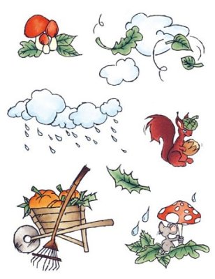 Marianne Design Clear Stamps - Don & Daisy Autumn