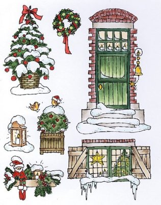 Marianne Design Clearstamps - Don and Daisy Theme Wintertime