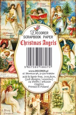 Decorer Christmas Angels Paper Pack (7x10.8cm)
