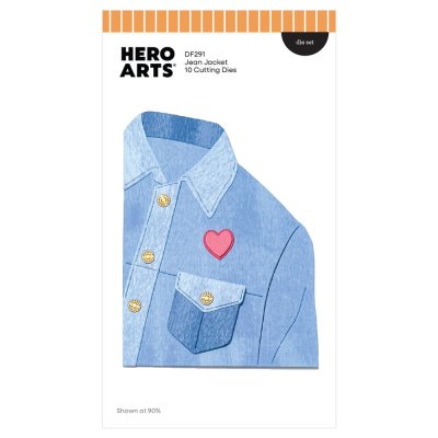 Hero Arts Die Set - Friends With Flair Jean Jacket