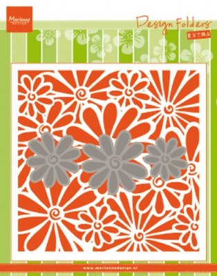 Marianne Design Embossing Folder Extra - Daisies