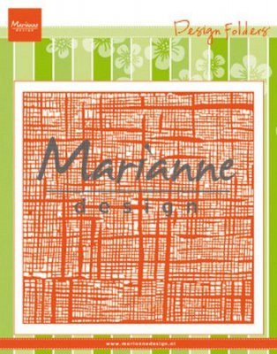 Marianne Design Embossing Folder - Linnen