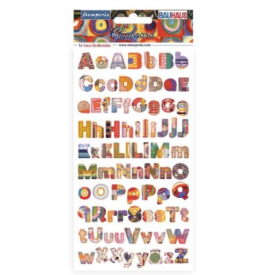 Stamperia Bauhaus Adhesive Chipboard 15x30cm - Bauhaus