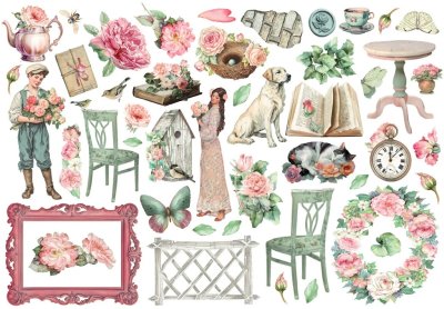 Stamperia Ephemera Pack - House of Roses