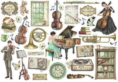 Stamperia Ephemera Pack - Symphony